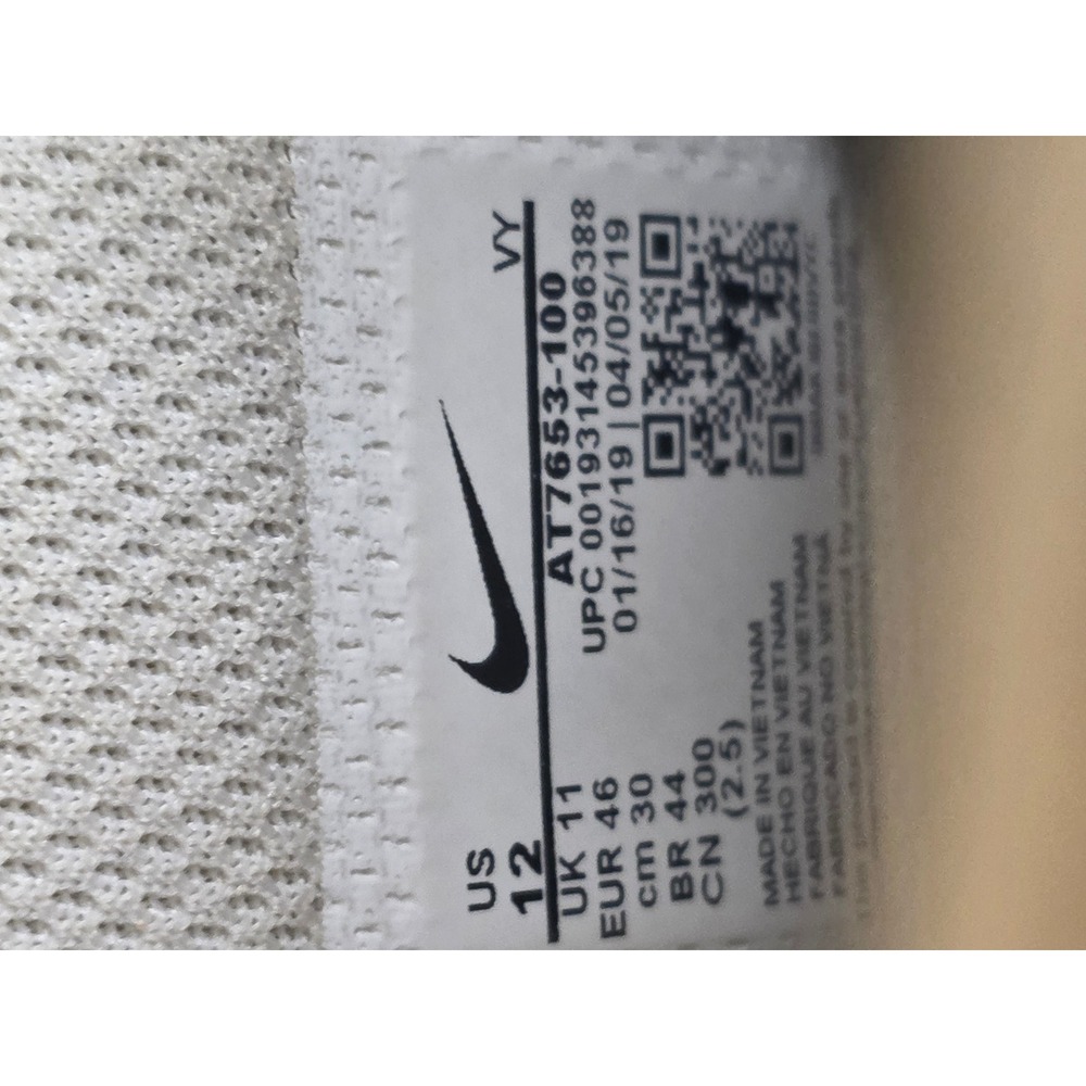 Nike Air Force 1 High White Black Gum Sole Tumbled Leather Sneakers Mens 11.5 - Picture 13 of 13